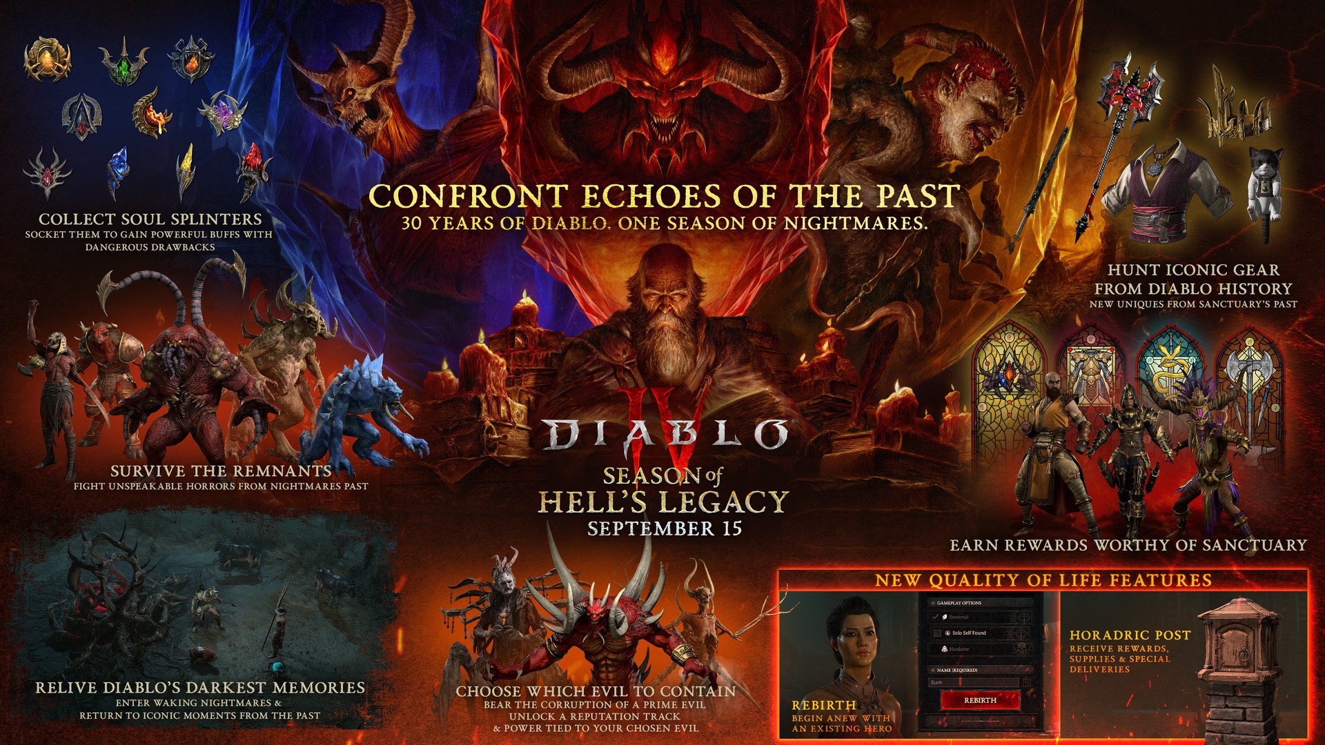 Hell's Legacy opens tomorrow with thirty years of Sanctuary baggage